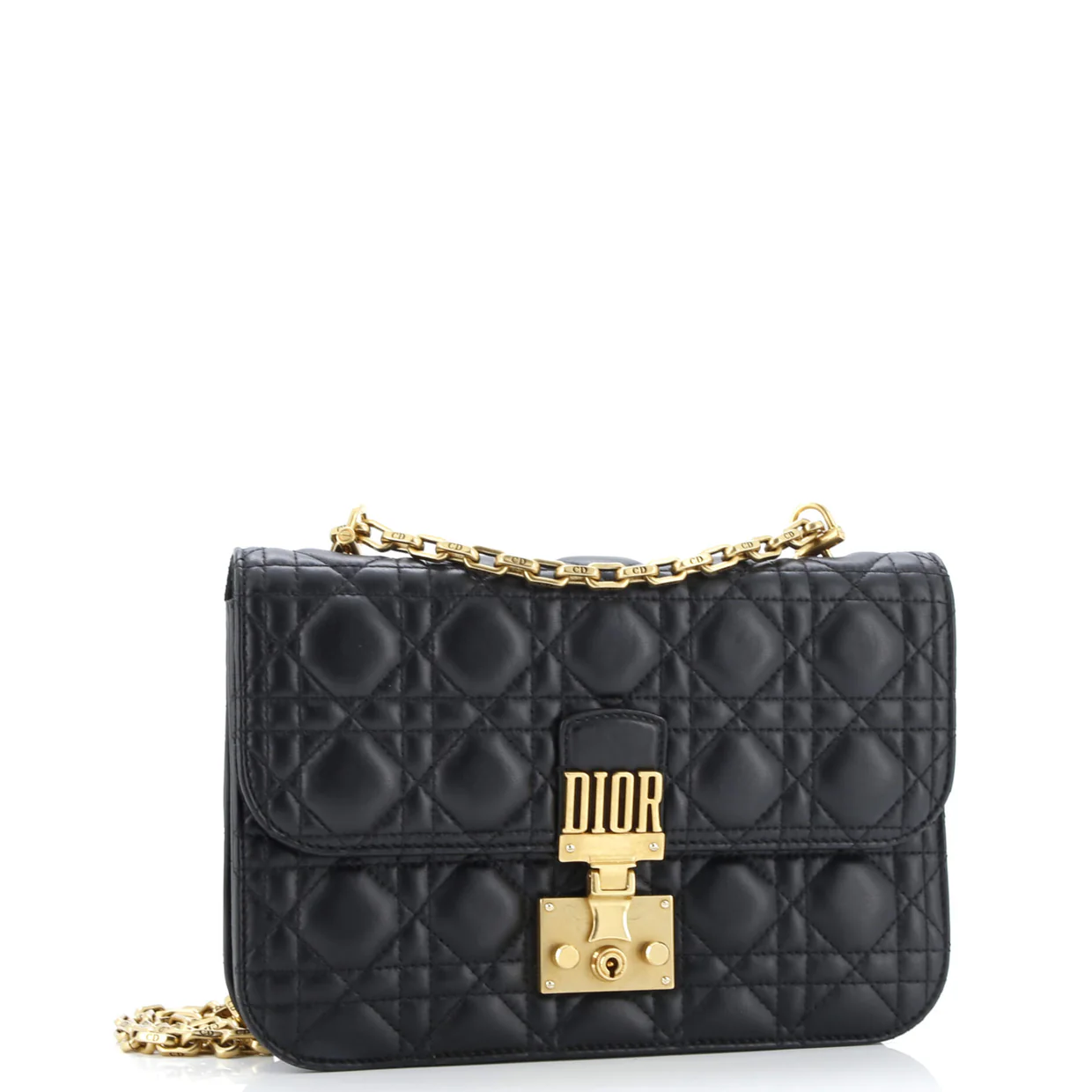 Dioraddict Flap Bag Cannage Quilt Lambskin Medium - Deep Luxury