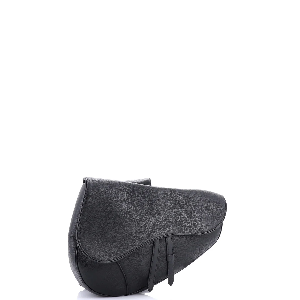 Saddle Crossbody Bag Leather Maxi - Deep Luxury