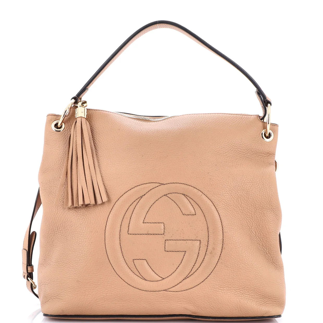 Soho Convertible Hobo Leather Large - Deep Luxury