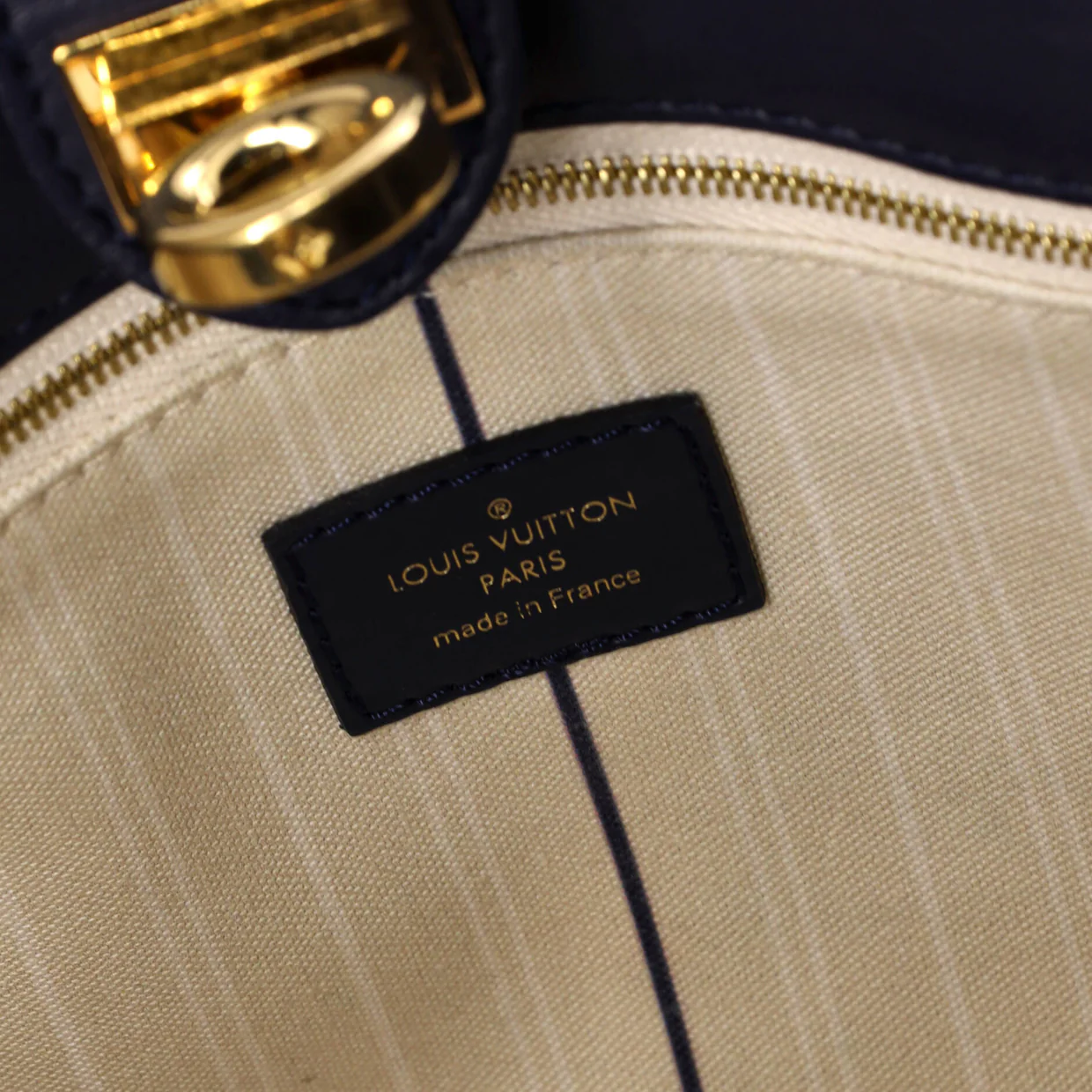 On My Side Tote Monogram Tufted Canvas PM - Deep Luxury