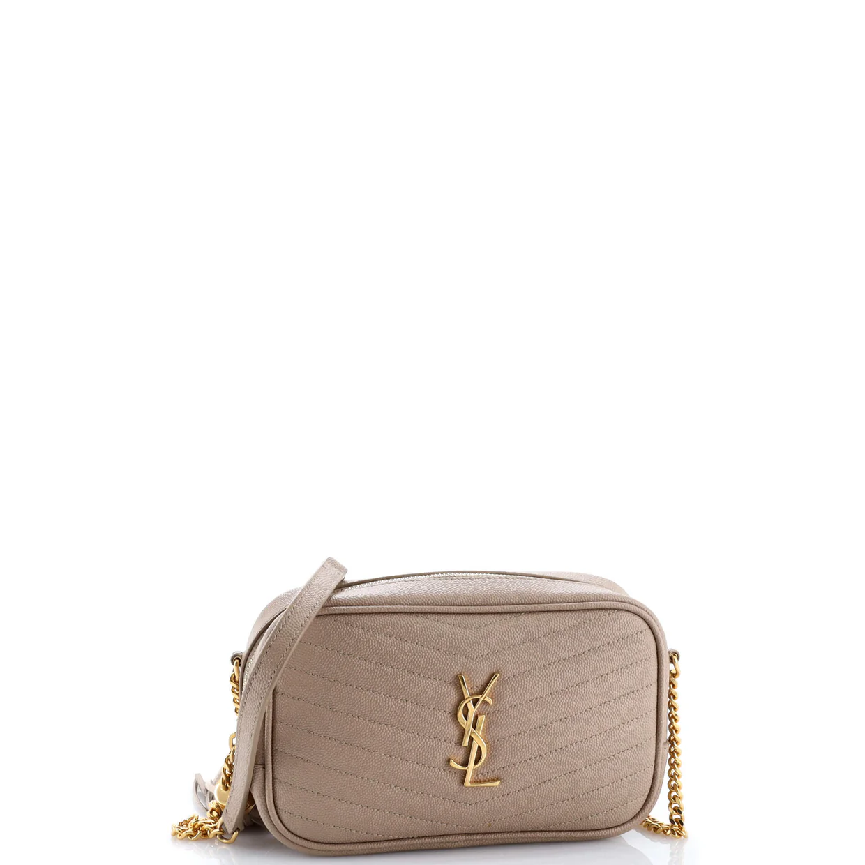 LouLou Crossbody Bag Matelasse Chevron Leather Mini - Deep Luxury