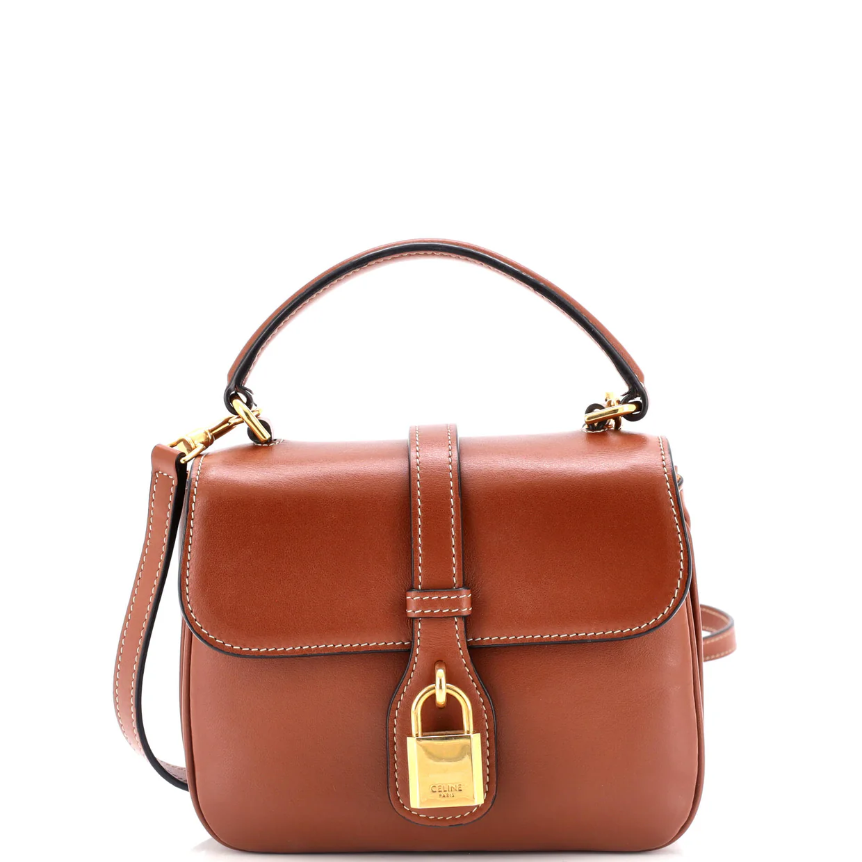 Tabou Top Handle Bag Smooth Calfskin Mini - Deep Luxury