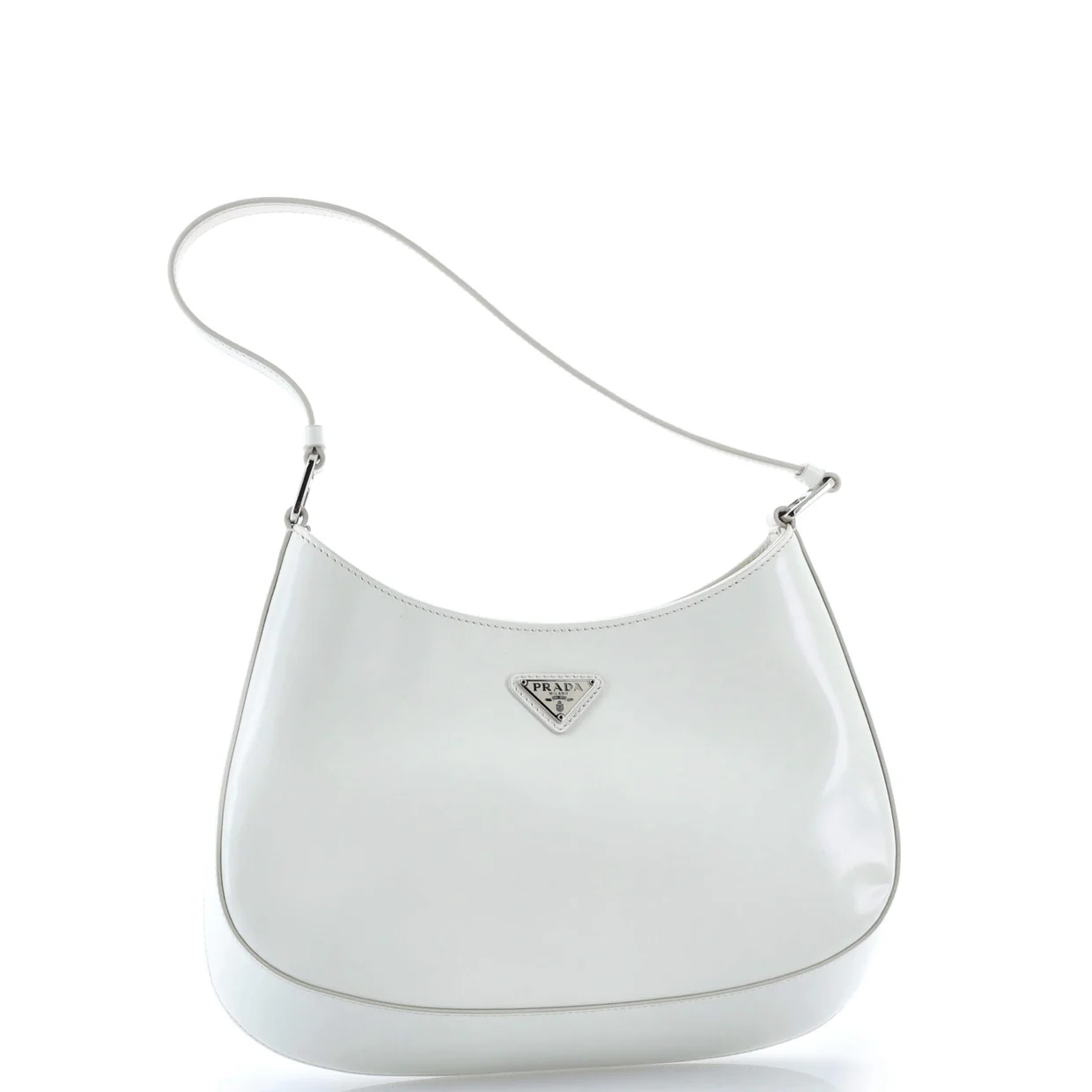 Cleo Shoulder Bag Spazzolato Leather Medium - Deep Luxury