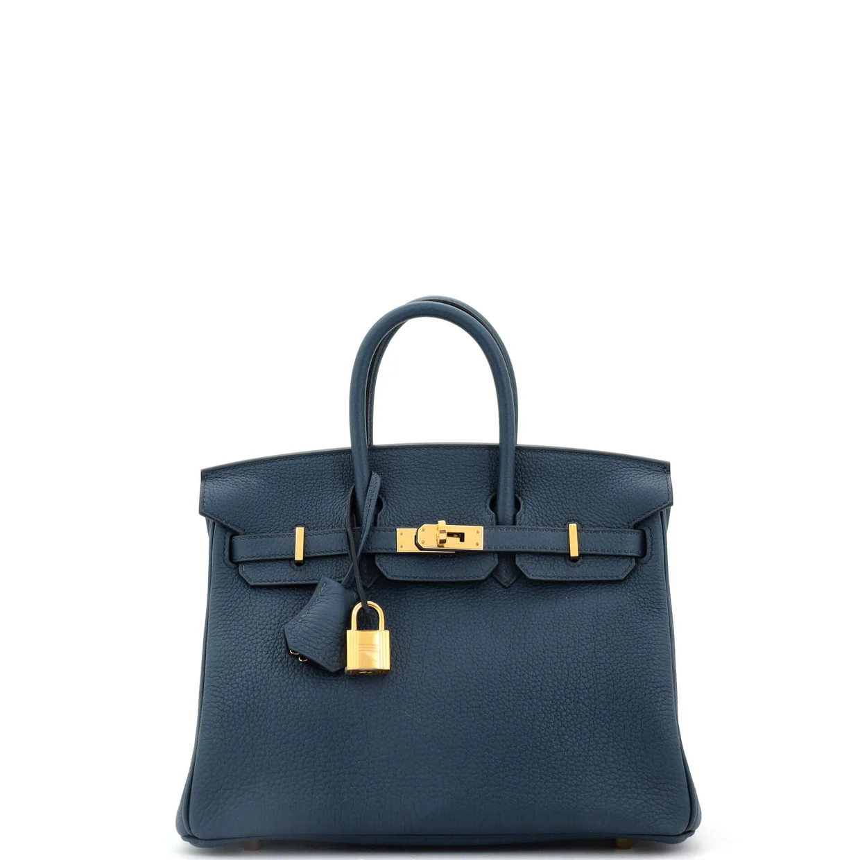 Birkin Handbag Bleu De Prusse Togo with Gold Hardware 25 - Deep Luxury