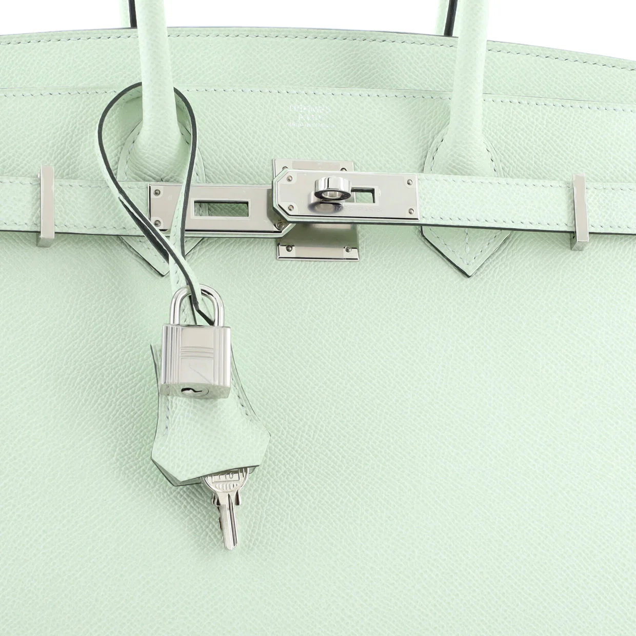 Birkin Sellier Bag Vert Fizz Epsom with Palladium Hardware 30 - Deep Luxury