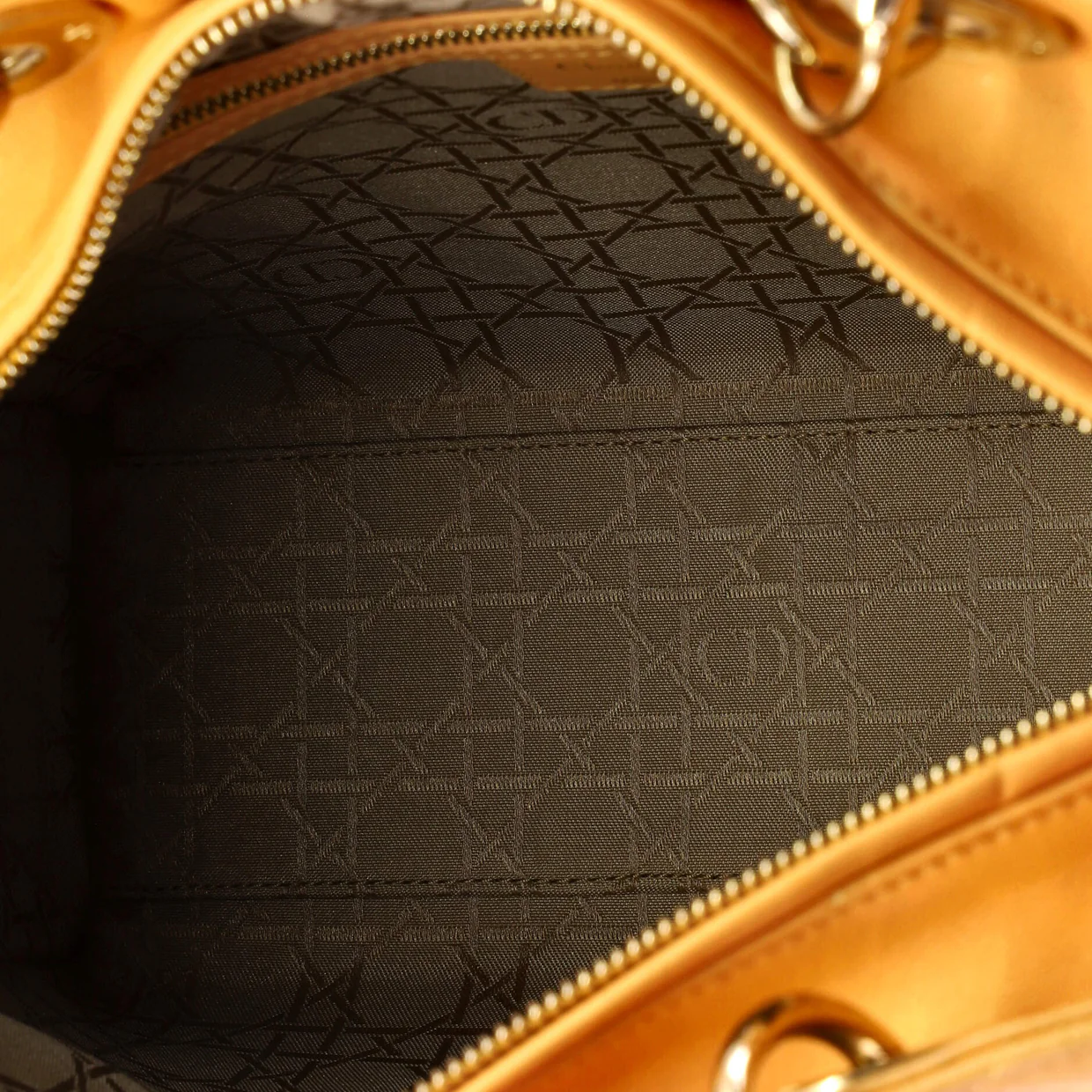 Lady Dior Bag Cannage Quilt Lambskin Large - Deep Luxury