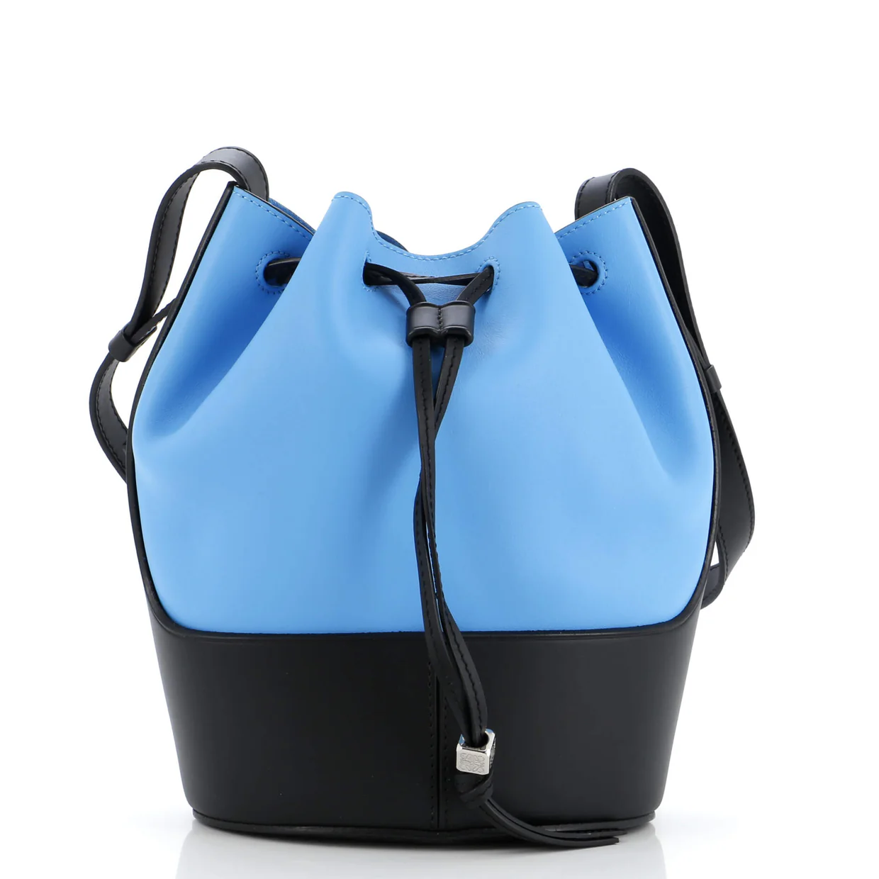 Balloon Bucket Bag Leather Small - Deep Luxury