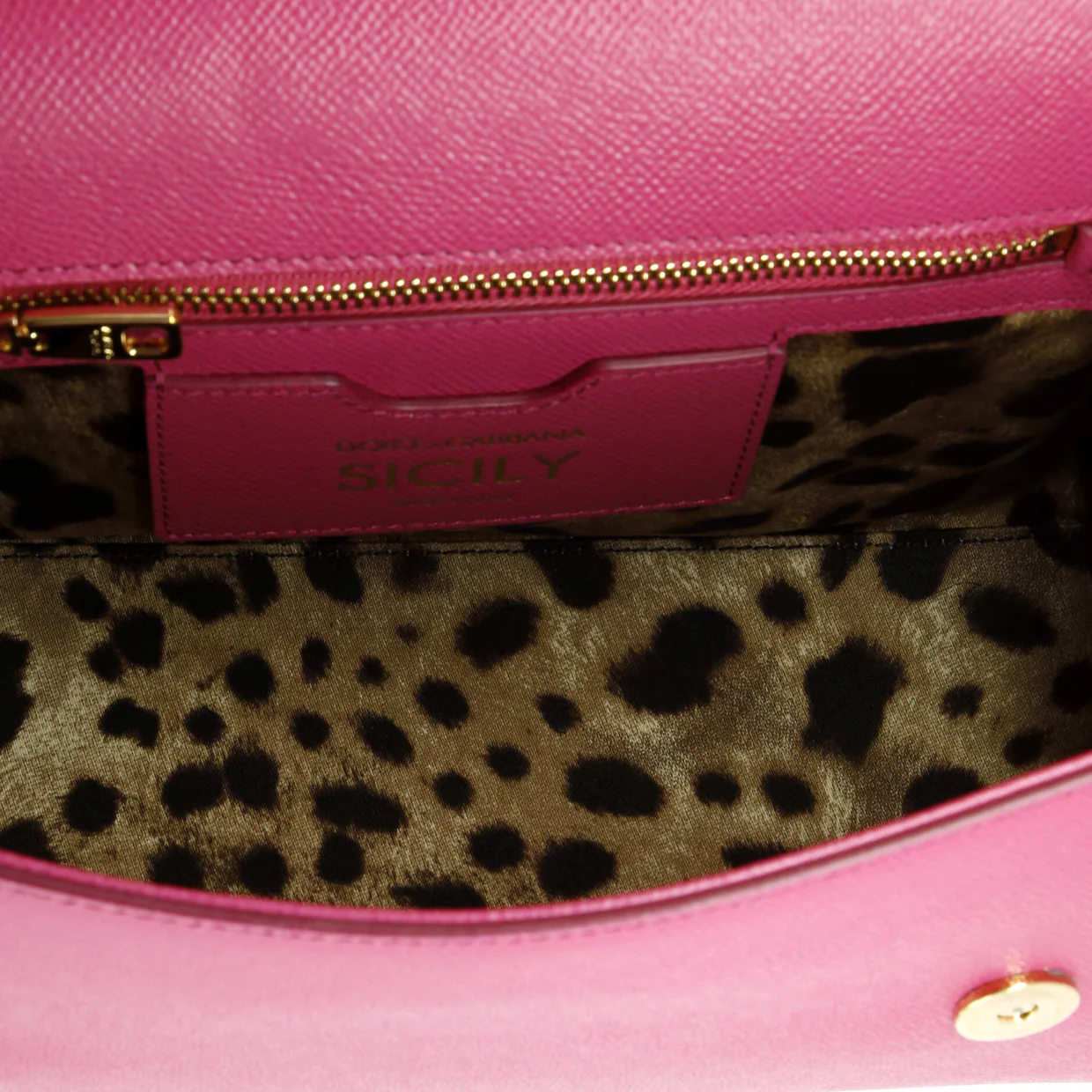Miss Sicily Bag Leather Medium - Deep Luxury