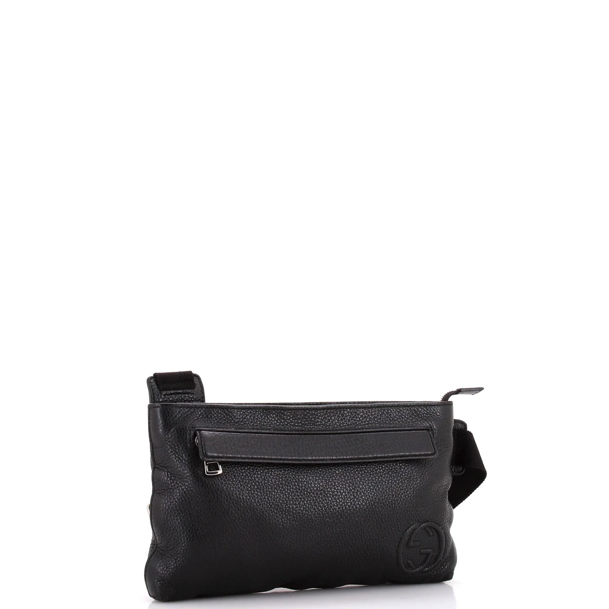 Soho Zip Sling Bag Leather - Deep Luxury