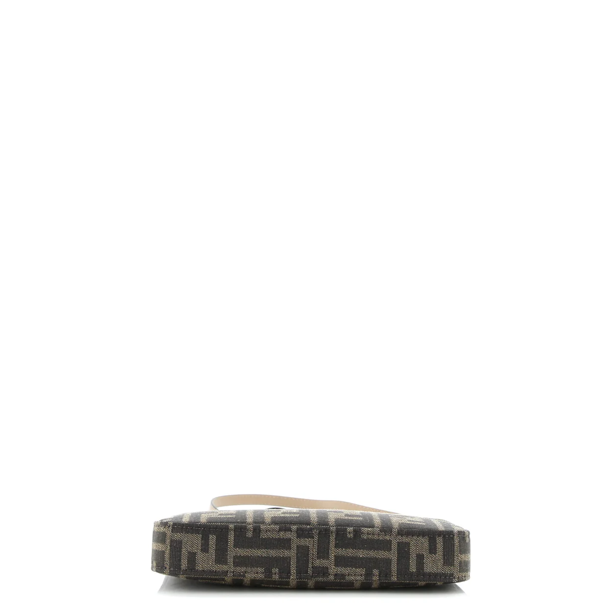 Baguette Pouch with Chain Zucca Canvas - Deep Luxury