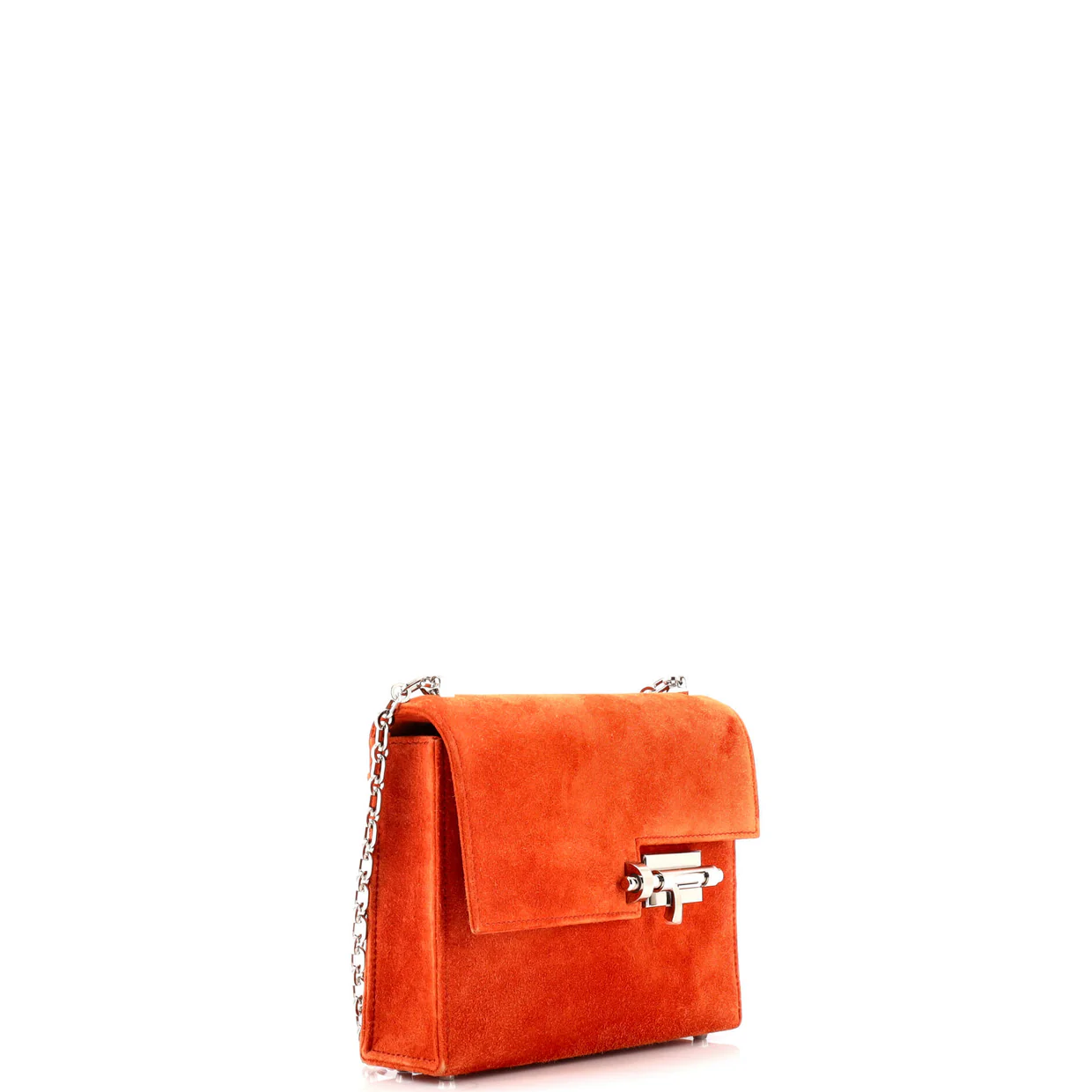Verrou Chaine Bag Doblis Suede Mini - Deep Luxury