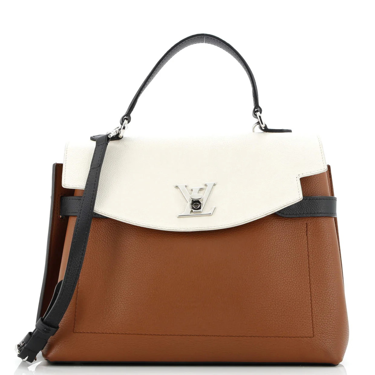 Lockme Ever Handbag Leather MM - Deep Luxury