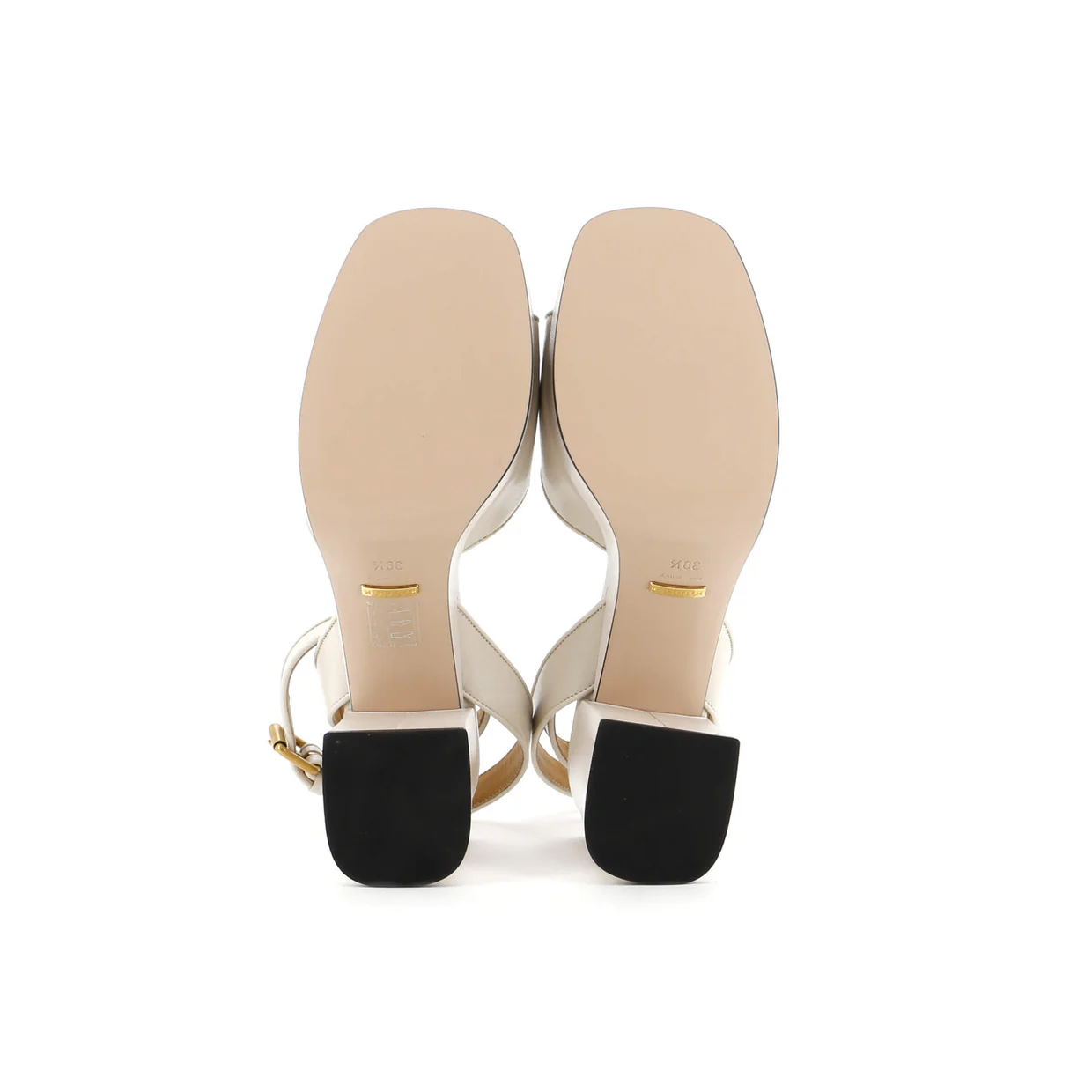 Women's Lady Horsebit Heeled Sandals Leather - Deep Luxury