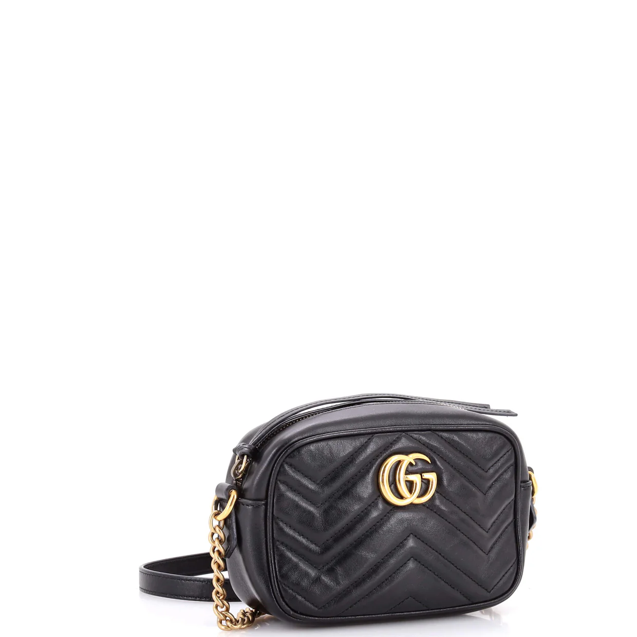 GG Marmont Shoulder Bag Matelasse Leather Mini - Deep Luxury