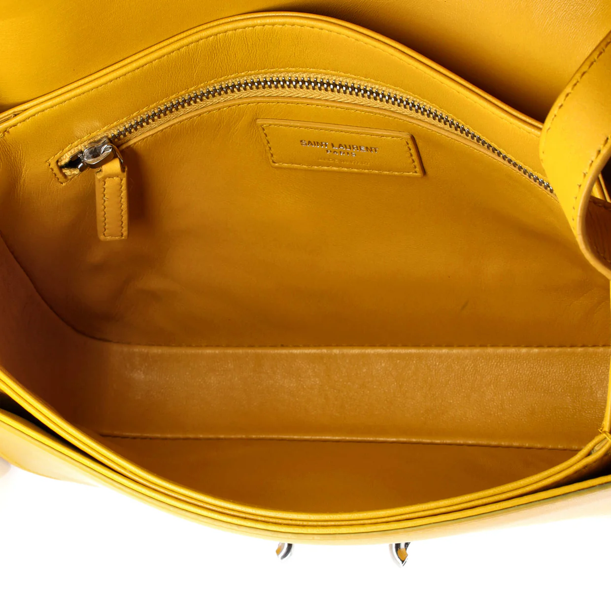 Fermoir Flap Satchel Bag Leather - Deep Luxury