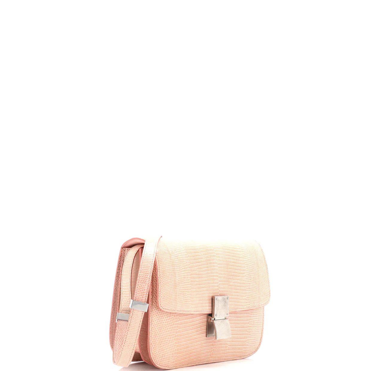 Classic Box Bag Lizard Medium - Deep Luxury