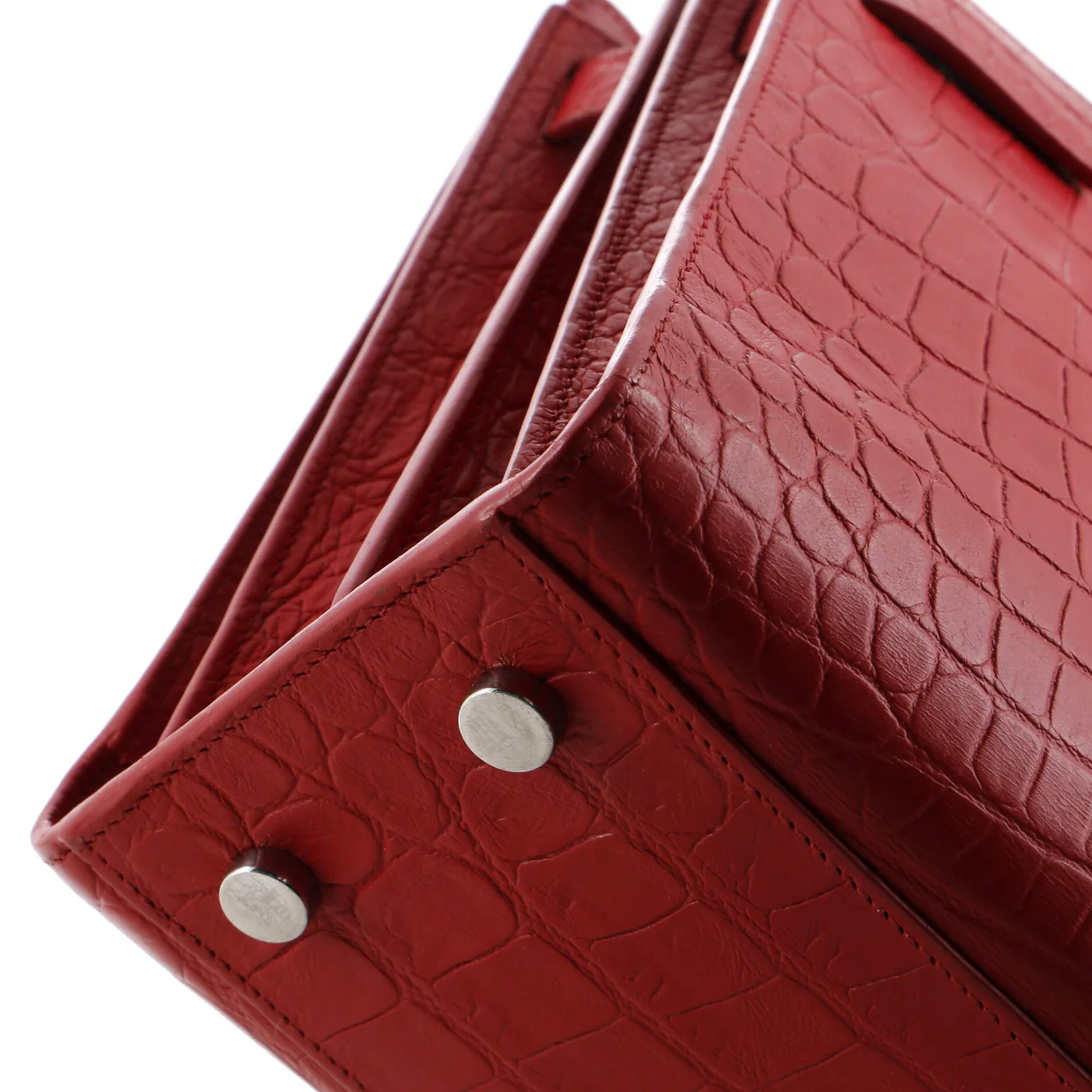 Sac de Jour NM Bag Crocodile Embossed Leather Nano - Deep Luxury