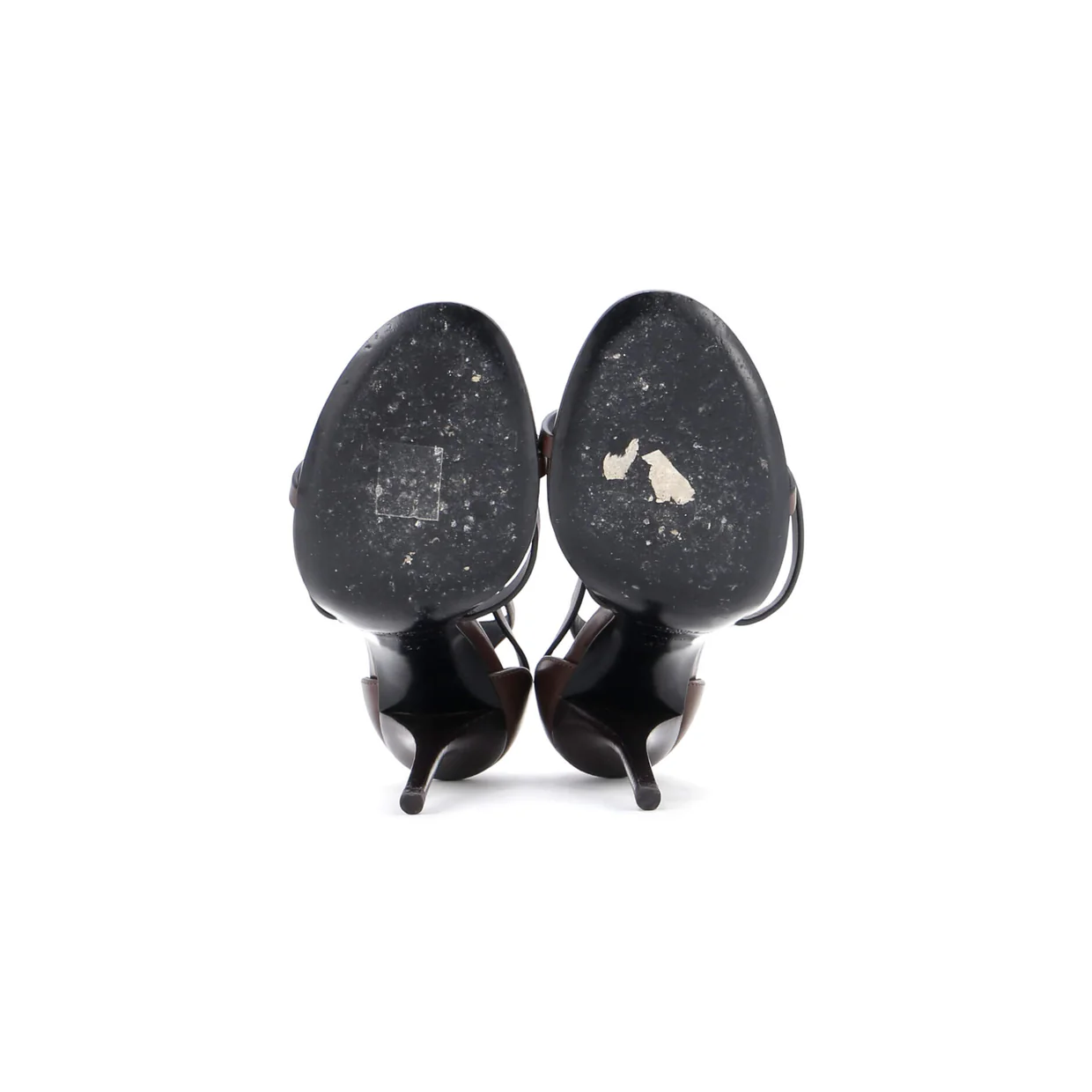 Women's Cassandra Heeled Sandals Leather 100 - Deep Luxury