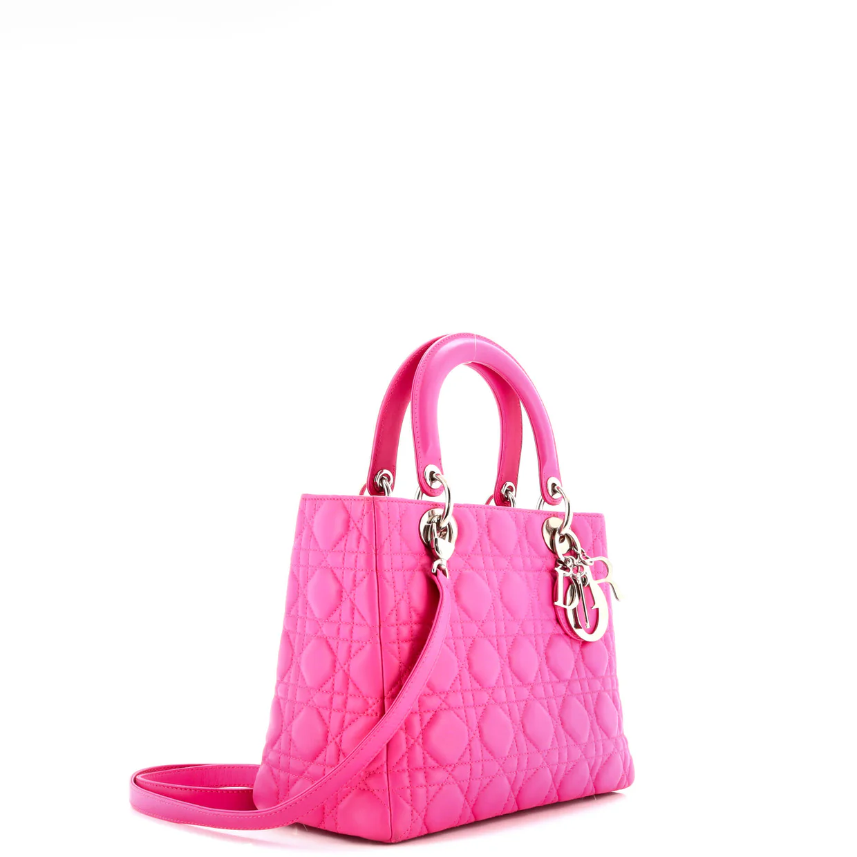 Lady Dior Bag Cannage Quilt Lambskin Medium - Deep Luxury