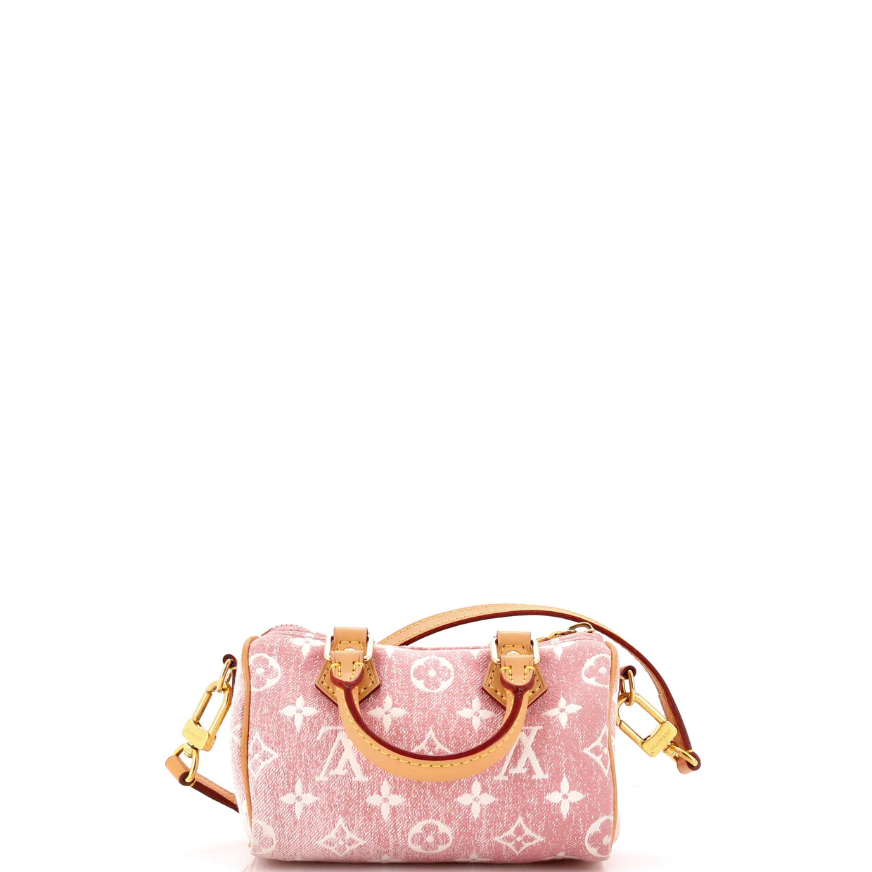 Speedy Bandouliere NM Bag Monogram Jacquard Denim Nano - Deep Luxury