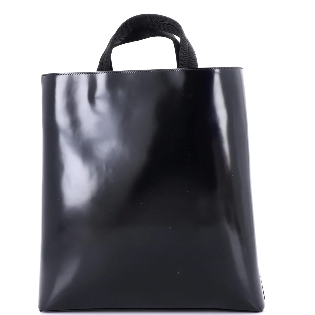 Tote with Water Bottle Brushed Leather - Deep Luxury