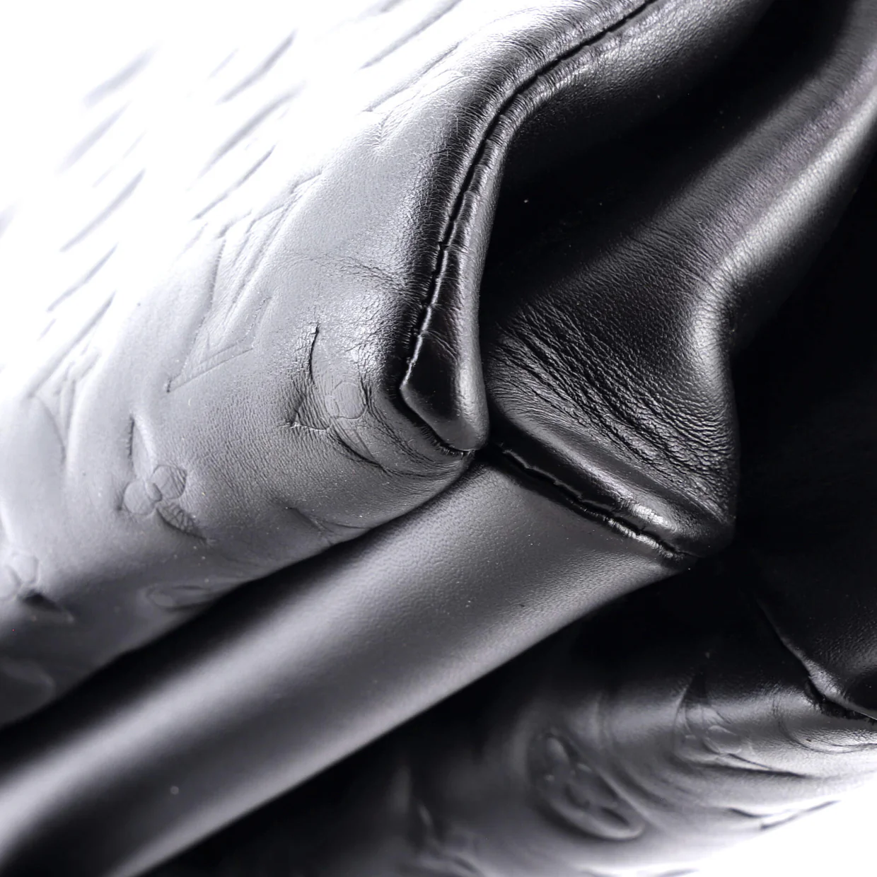 Coussin Bag Monogram Embossed Lambskin MM - Deep Luxury