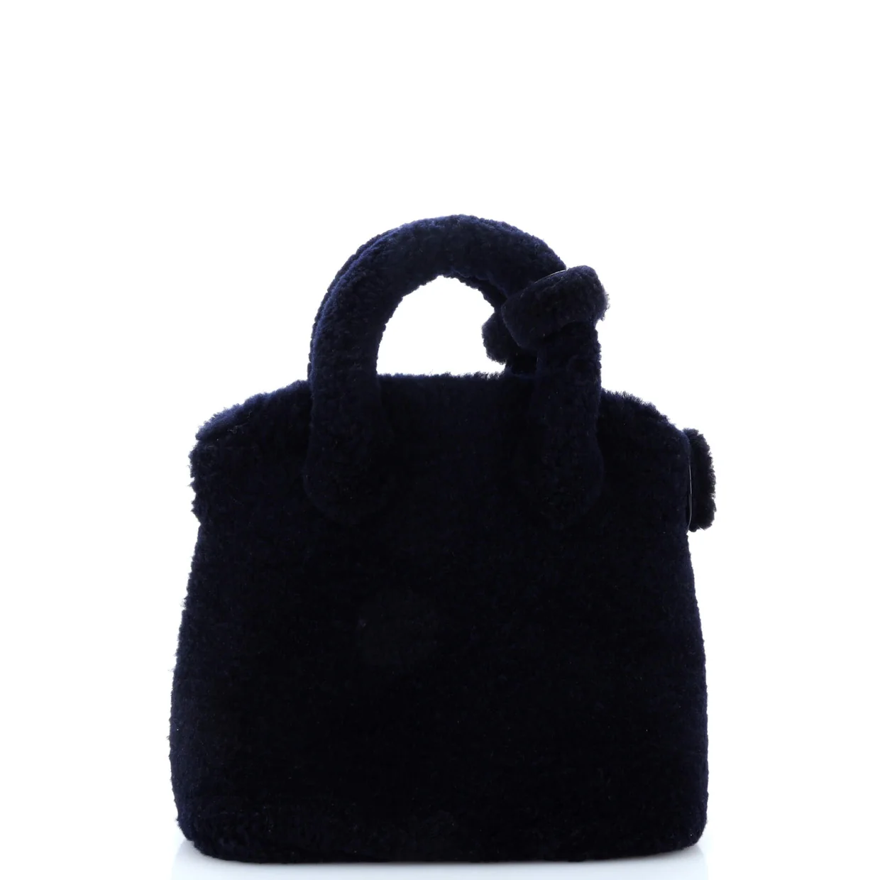 Lockit Handbag Shearling - Deep Luxury
