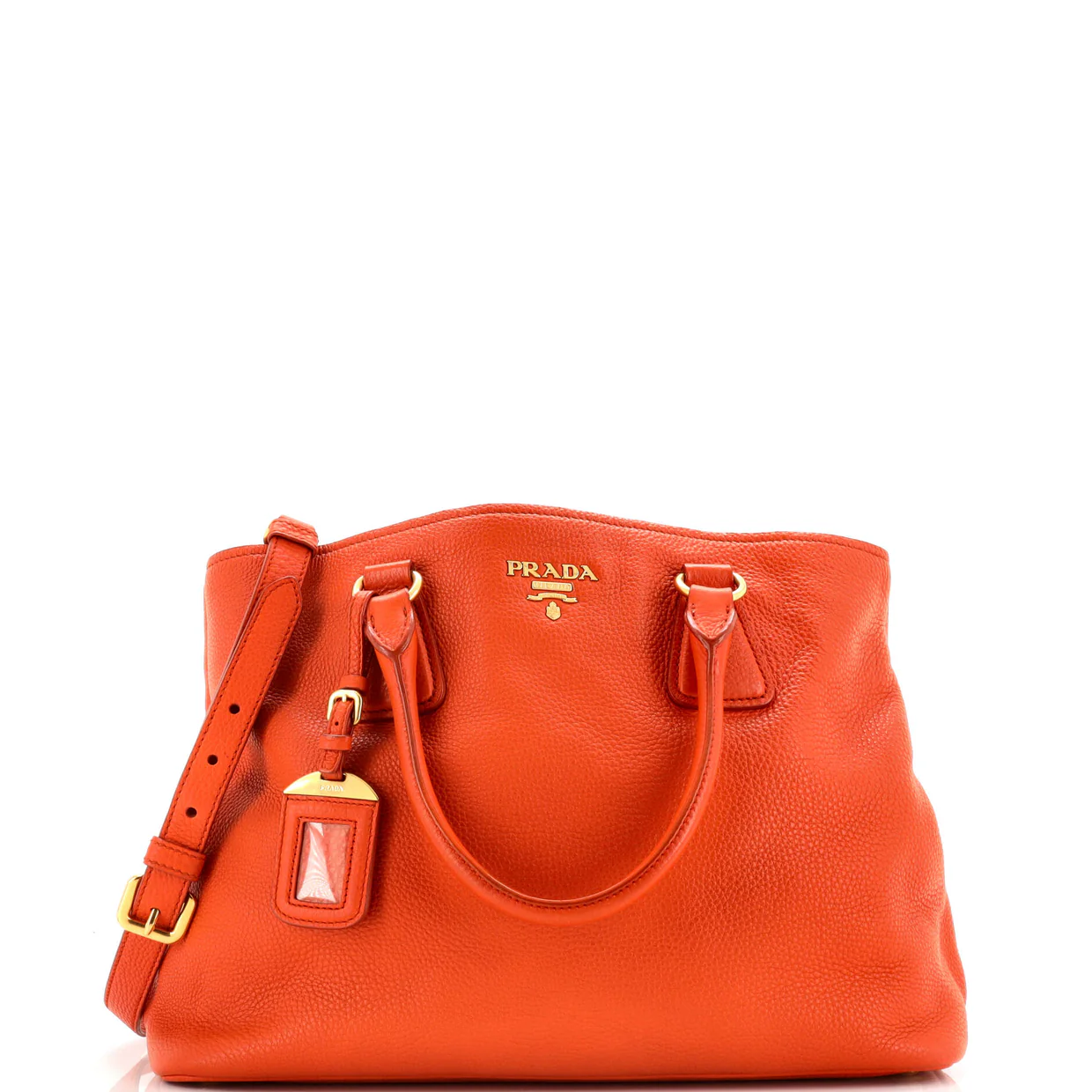Convertible Shopping Tote Vitello Daino Medium - Deep Luxury