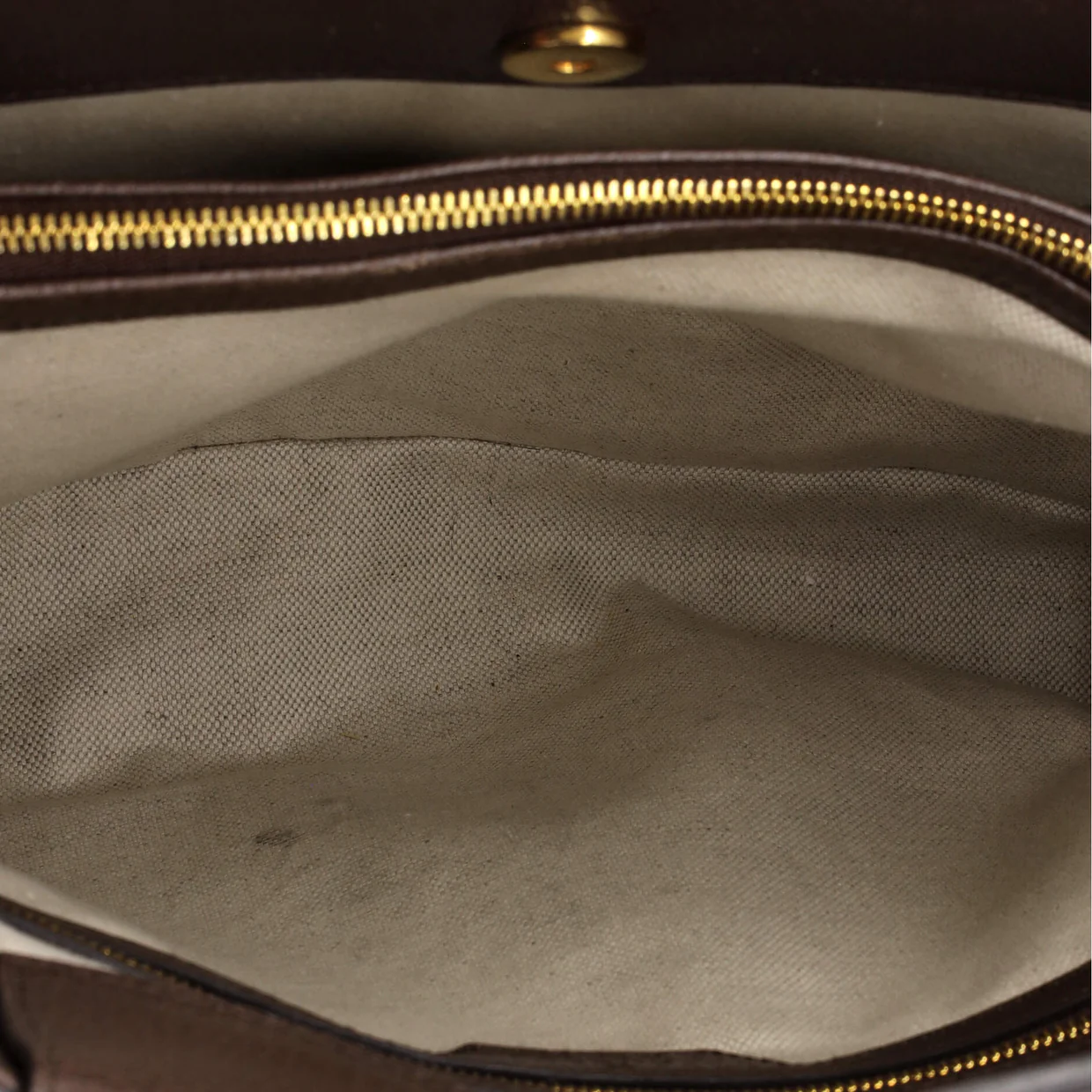 Diana NM Bamboo Handle Tote Printed GG Coated Canvas and Studded Leather Medium - Deep Luxury