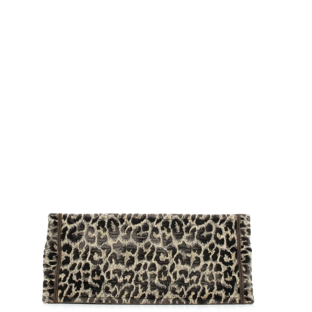 Book Tote Mizza Embroidered Canvas and Velvet Large - Deep Luxury