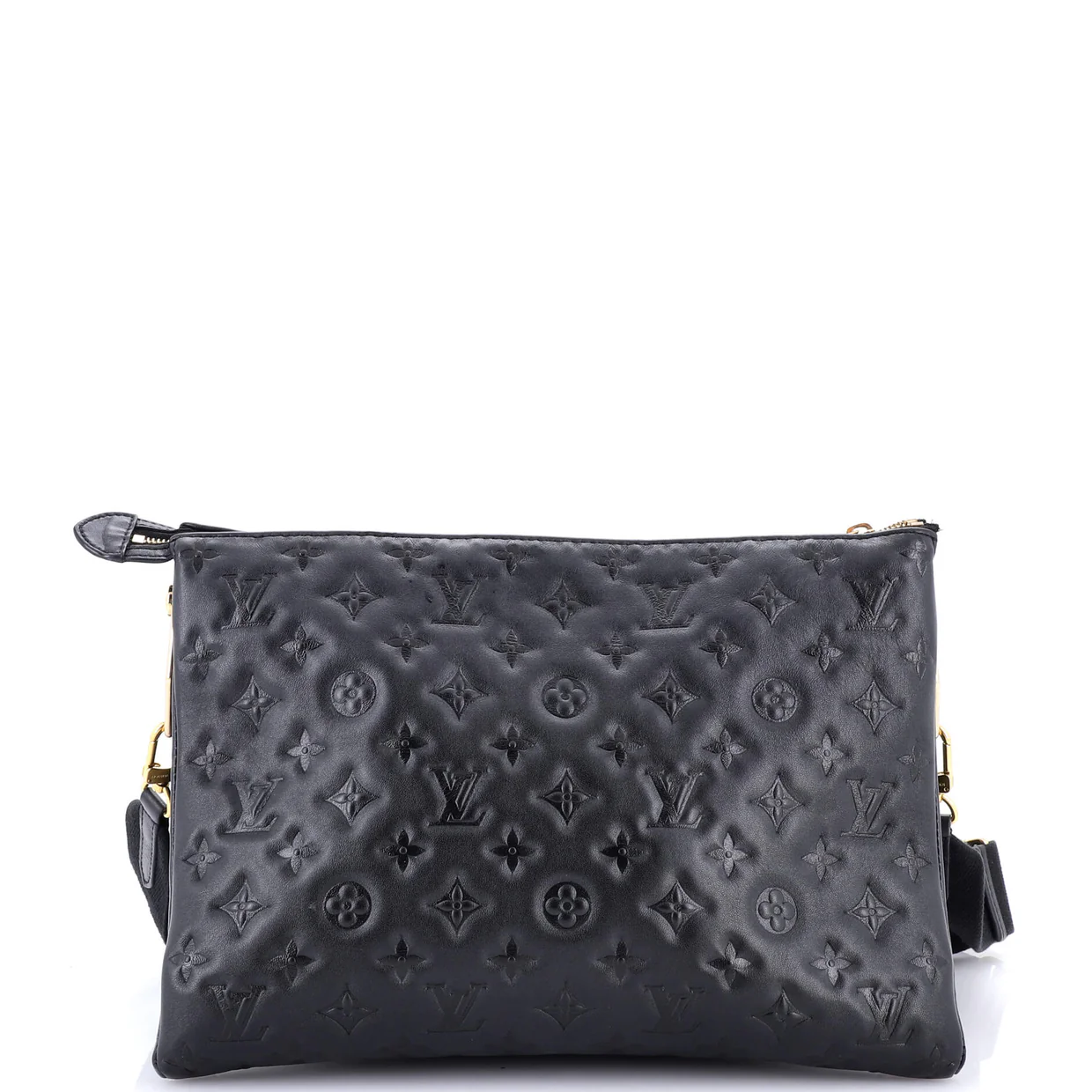 Coussin Bag Monogram Embossed Lambskin MM - Deep Luxury