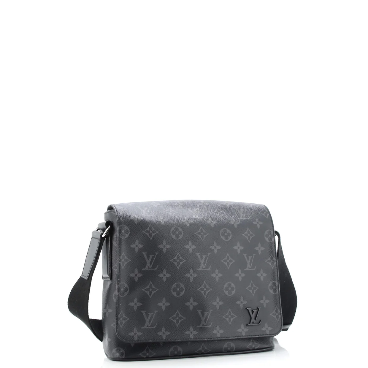 District Messenger Bag Monogram Eclipse Canvas PM - Deep Luxury