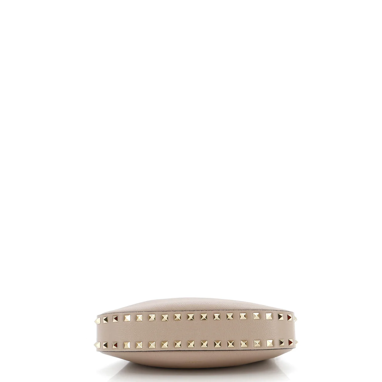 Rockstud Zip Hobo Bag Leather Small - Deep Luxury