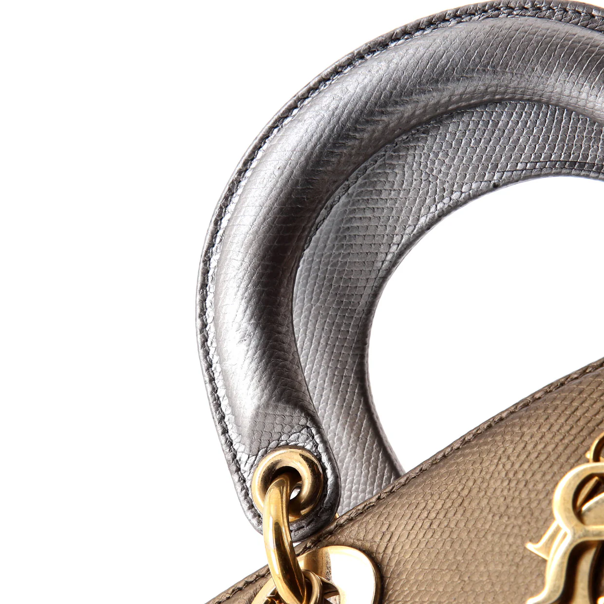 Lady Dior Chain Bag Lizard Mini - Deep Luxury