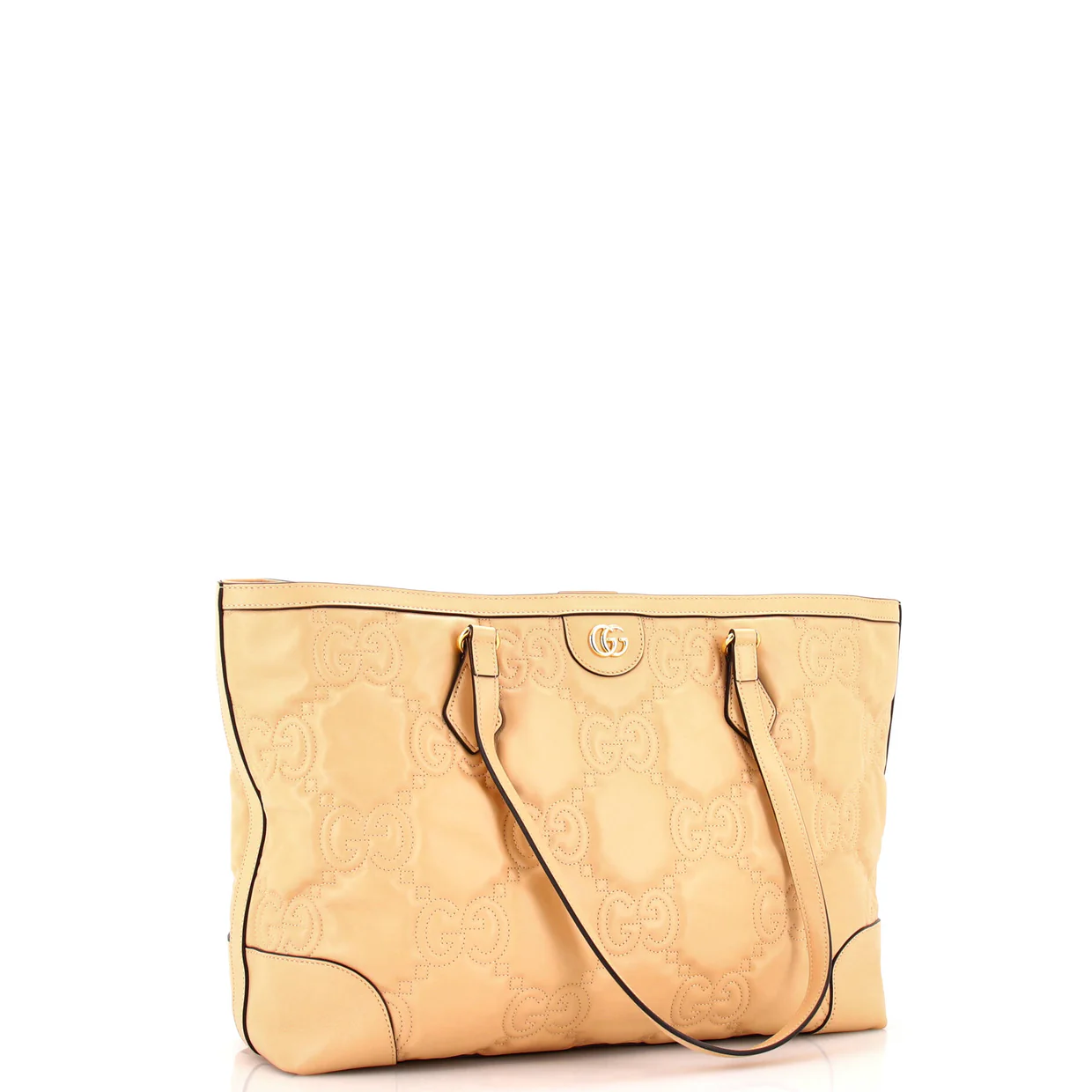 Ophidia Open Tote GG Matelasse Leather Medium - Deep Luxury