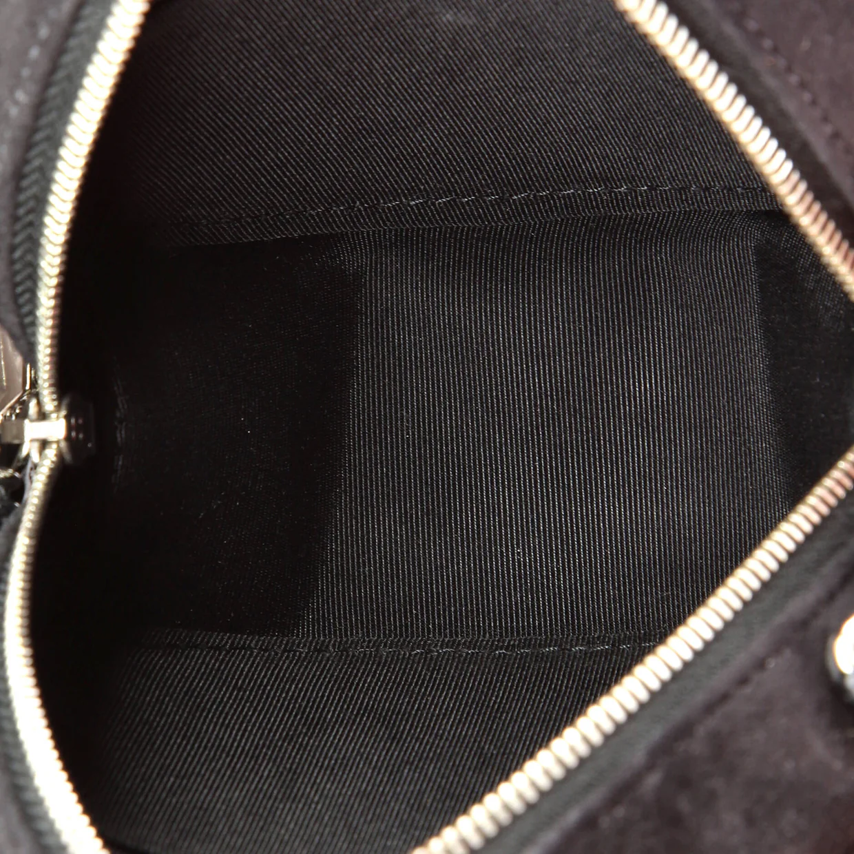 Star Round Clutch with Chain Quilted Suede with Crystal Embellished Charms - Deep Luxury