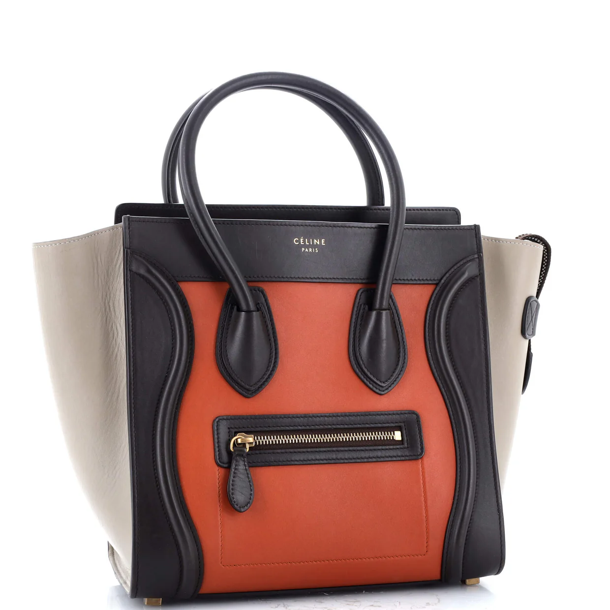 Luggage Bag Smooth Leather Micro - Deep Luxury