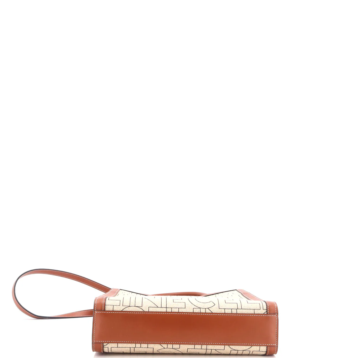 Vertical Cabas Tote Printed Canvas and Leather Small - Deep Luxury
