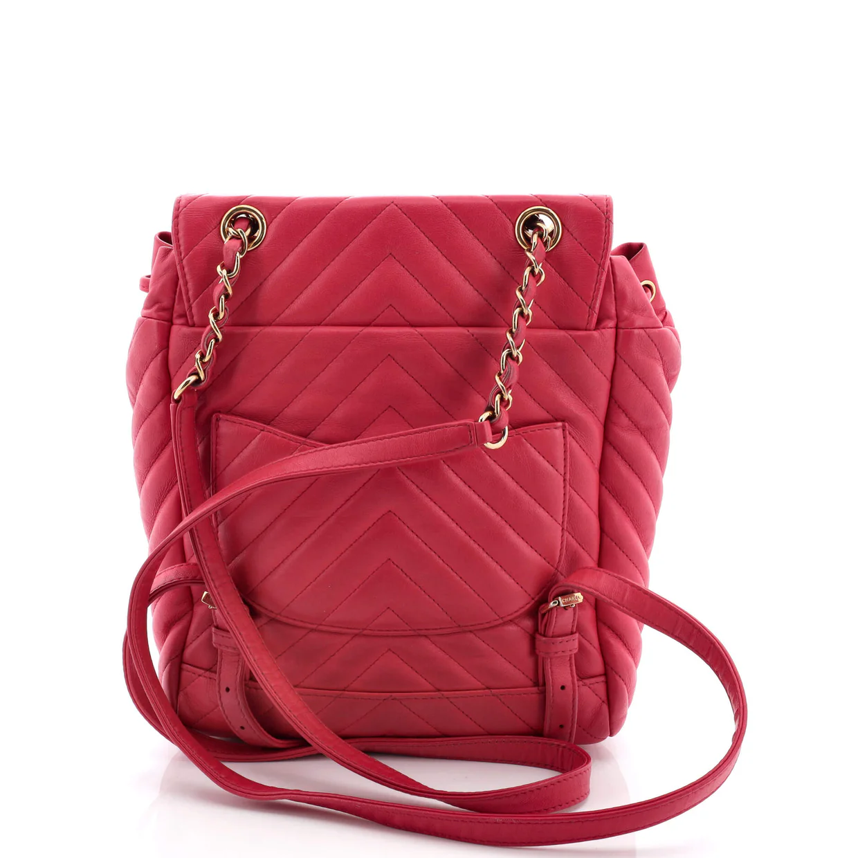 Urban Spirit Backpack Chevron Leather Small - Deep Luxury