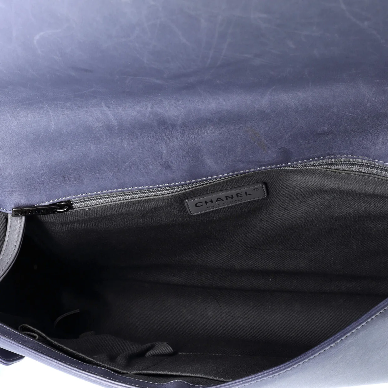 Boy Flap Bag Quilted Lambskin Large - Deep Luxury