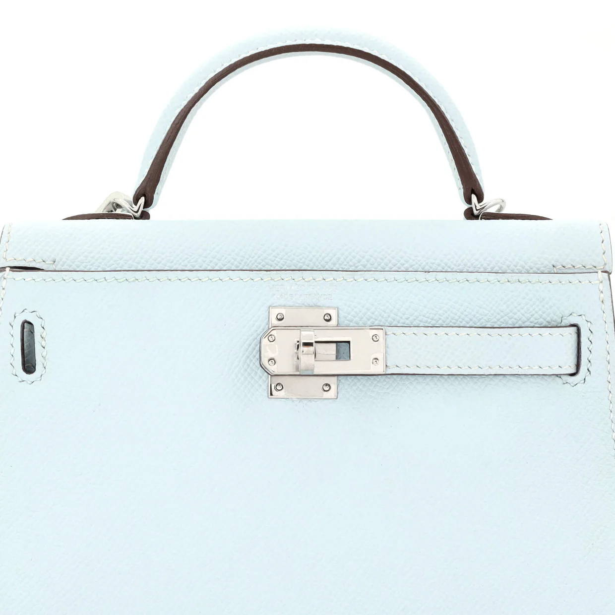 Kelly Mini II Bag Bleu Brume Epsom with Palladium Hardware 20 - Deep Luxury