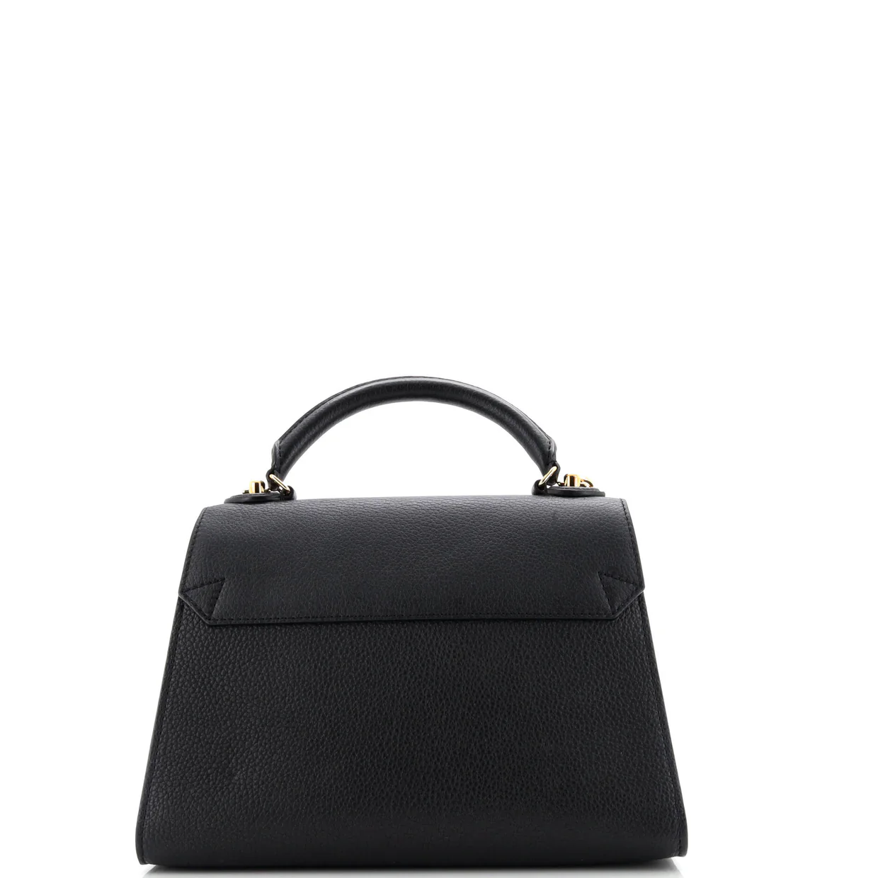 Twist One Handle Bag Taurillon Leather MM - Deep Luxury