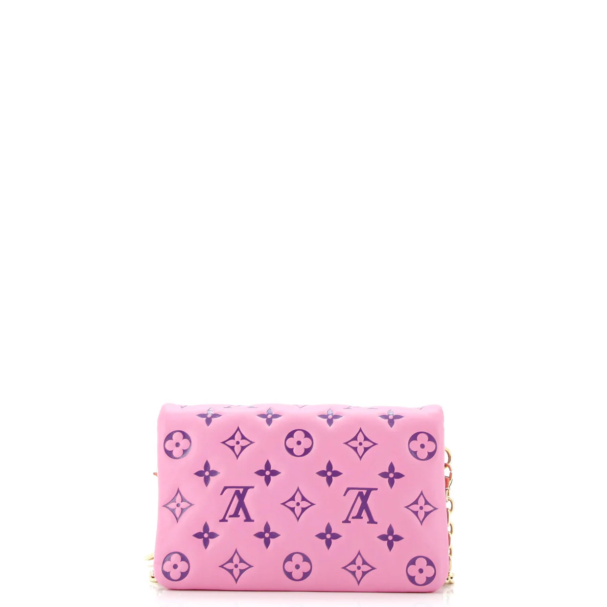 Coussin Pochette Monogram Embossed Lambskin - Deep Luxury