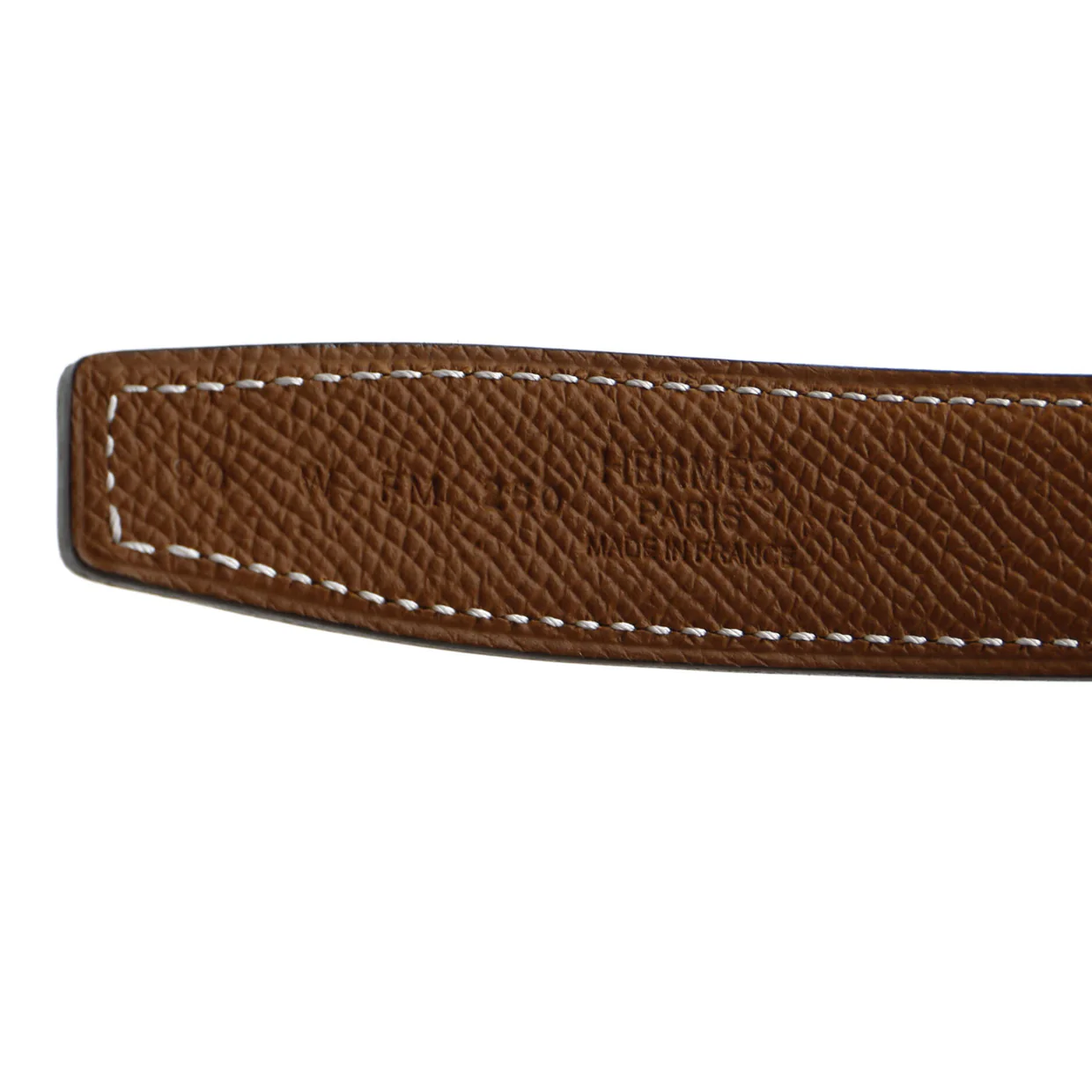 Constance Reversible Belt Leather Thin 90 - Deep Luxury