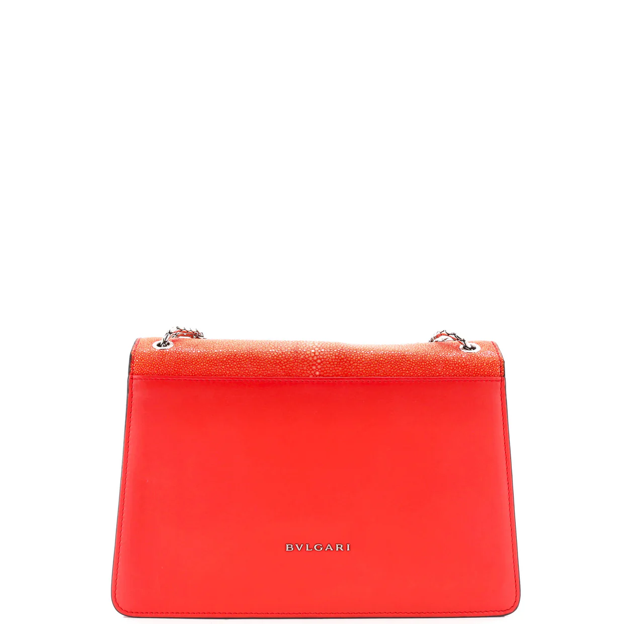 Serpenti Forever Shoulder Bag Leather and Stingray Medium - Deep Luxury