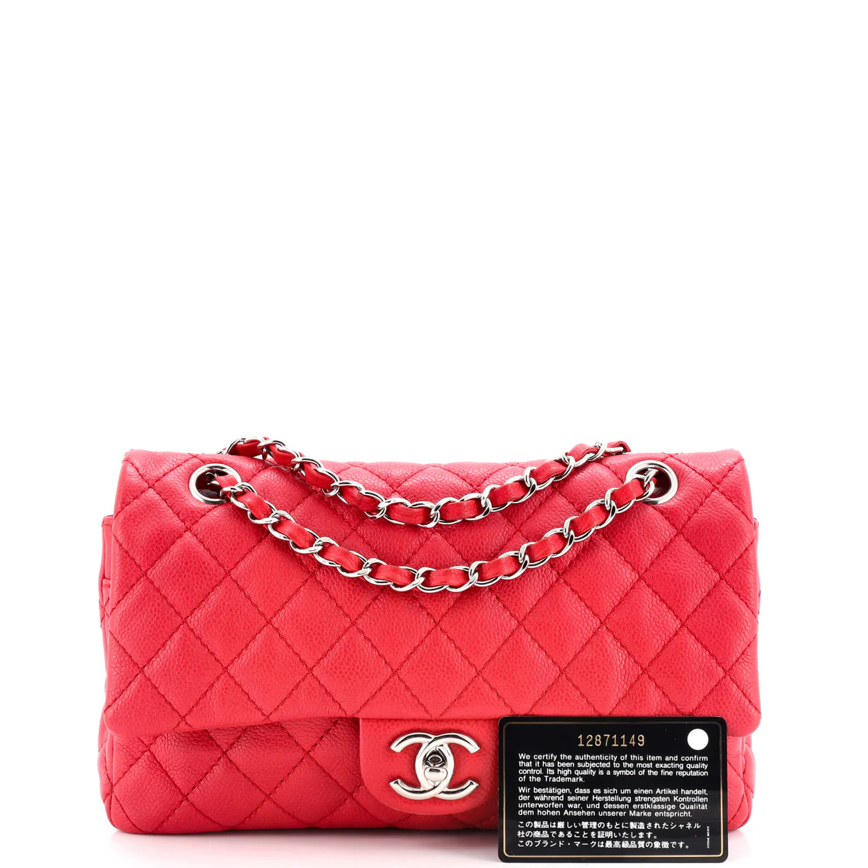 Classic Double Flap Bag Quilted Caviar Medium - Deep Luxury