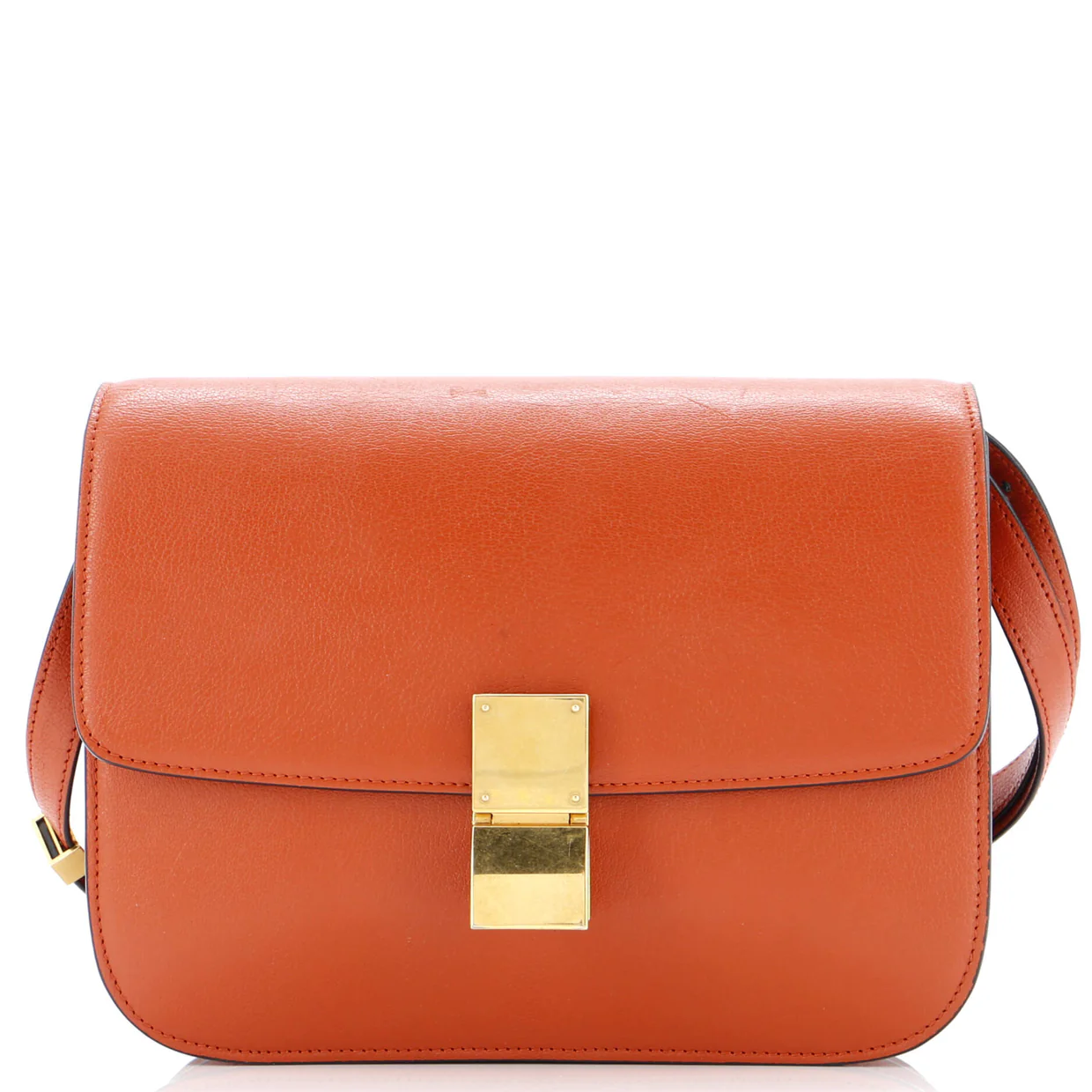 Classic Box Bag Smooth Leather Medium - Deep Luxury