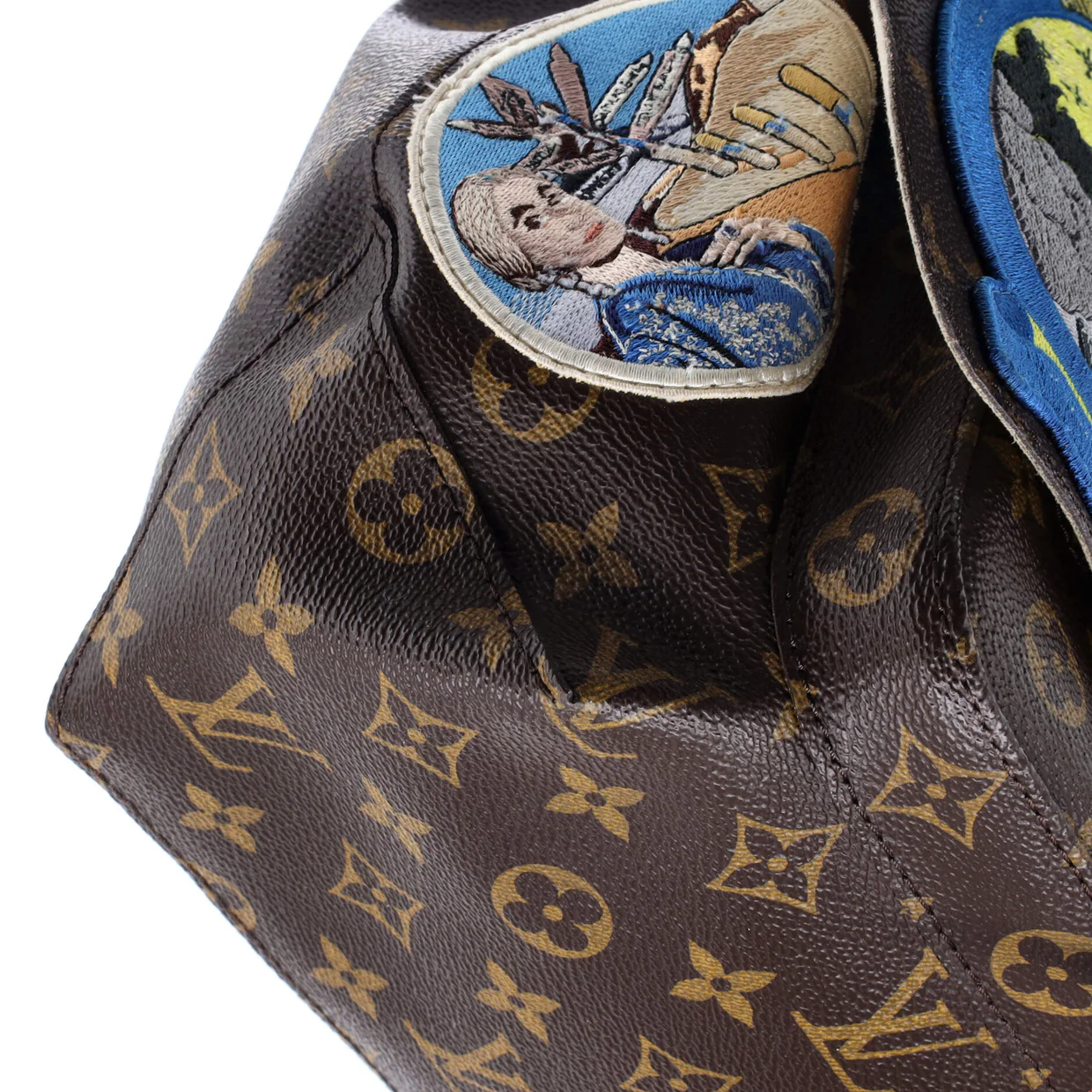 Cindy Sherman Camera Messenger Bag Patch Embellished Monogram Canvas - Deep Luxury
