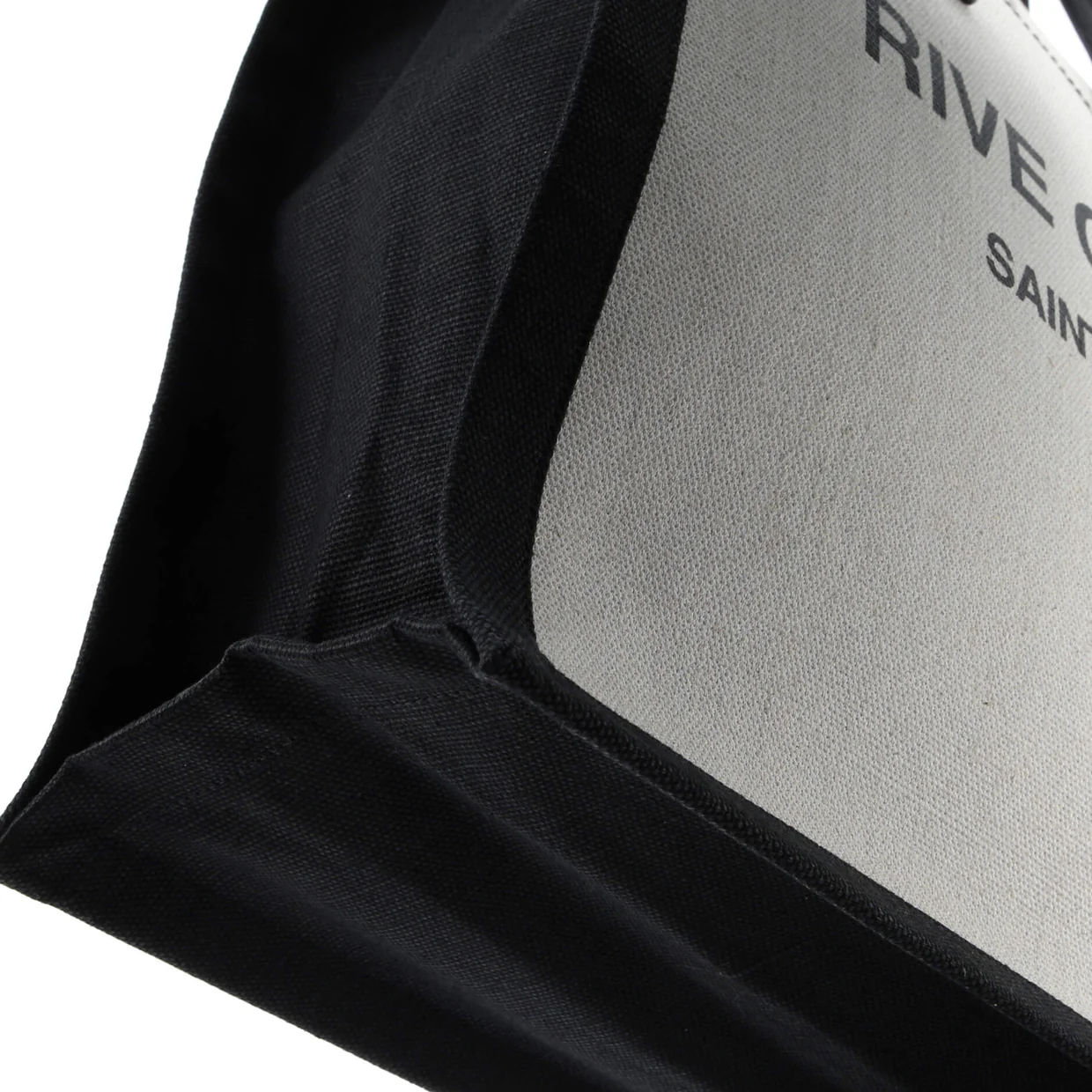 Rive Gauche Shopper Tote Canvas Tall - Deep Luxury