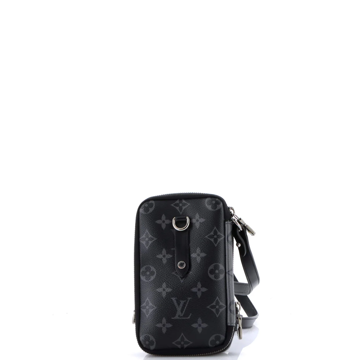 Double Phone Pouch Reverse Monogram Eclipse Canvas - Deep Luxury